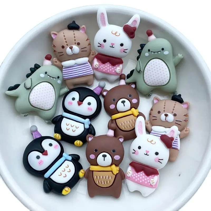 10Pcs New Cute Resin Mini Cartoon Animal Series Flat Back Scrapbooking DIY Jewelry Craft Decoration Accessories Kawaii Gift
10Pcs New Cute Resin Mini Cartoon Animal Series Flat Back Scrapbooking DIY Jewelry Craft Decoration Accessories Kawaii Gift