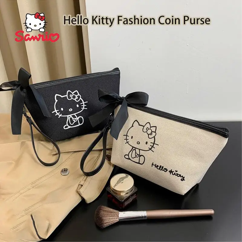 Sanrio Hello Kitty Coin Purse Cosmetic Bag Sundries Storage Portable Fashion Bow Tie Durable High Capacity Simple Friend Gift
Sanrio Hello Kitty Coin Purse Cosmetic Bag Sundries Storage Portable Fashion Bow Tie Durable High Capacity Simple Friend Gift