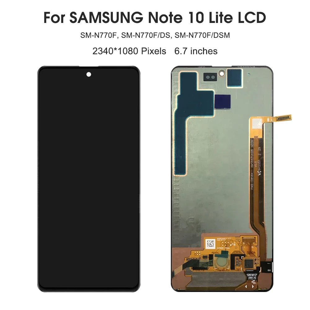 ЖК-дисплей 6 7 ''Note 10 Lite для Samsung Ori Note10 N770F N770F/DS сменный сенсорный экран с