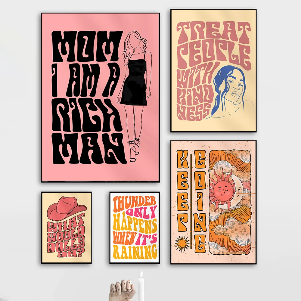 Retro Art Humor Poster Abstract Canvas Painting Quote Art Print Feminist Inspirational Wall Picture For Living Room Home Decor
Retro Art Humor Poster Abstract Canvas Painting Quote Art Print Feminist Inspirational Wall Picture For Living Room Home Decor