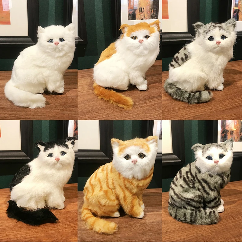 1PC Stuffed Artificial Cats Birthday Gift Plush Toy Simulation Shorthair Cute Cat Doll Pet Toys Gift For Girls Home Ornaments 
1PC Stuffed Artificial Cats Birthday Gift Plush Toy Simulation Shorthair Cute Cat Doll Pet Toys Gift For Girls Home Ornaments