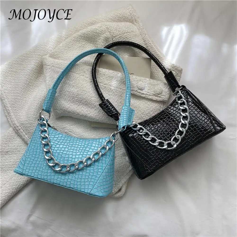Fashion Alligator Pattern Handbag Women Chain Underarm Shoulder Bags Coin Purse Women Outdoor Business Traveling 
Fashion Alligator Pattern Handbag Women Chain Underarm Shoulder Bags Coin Purse Women Outdoor Business Traveling