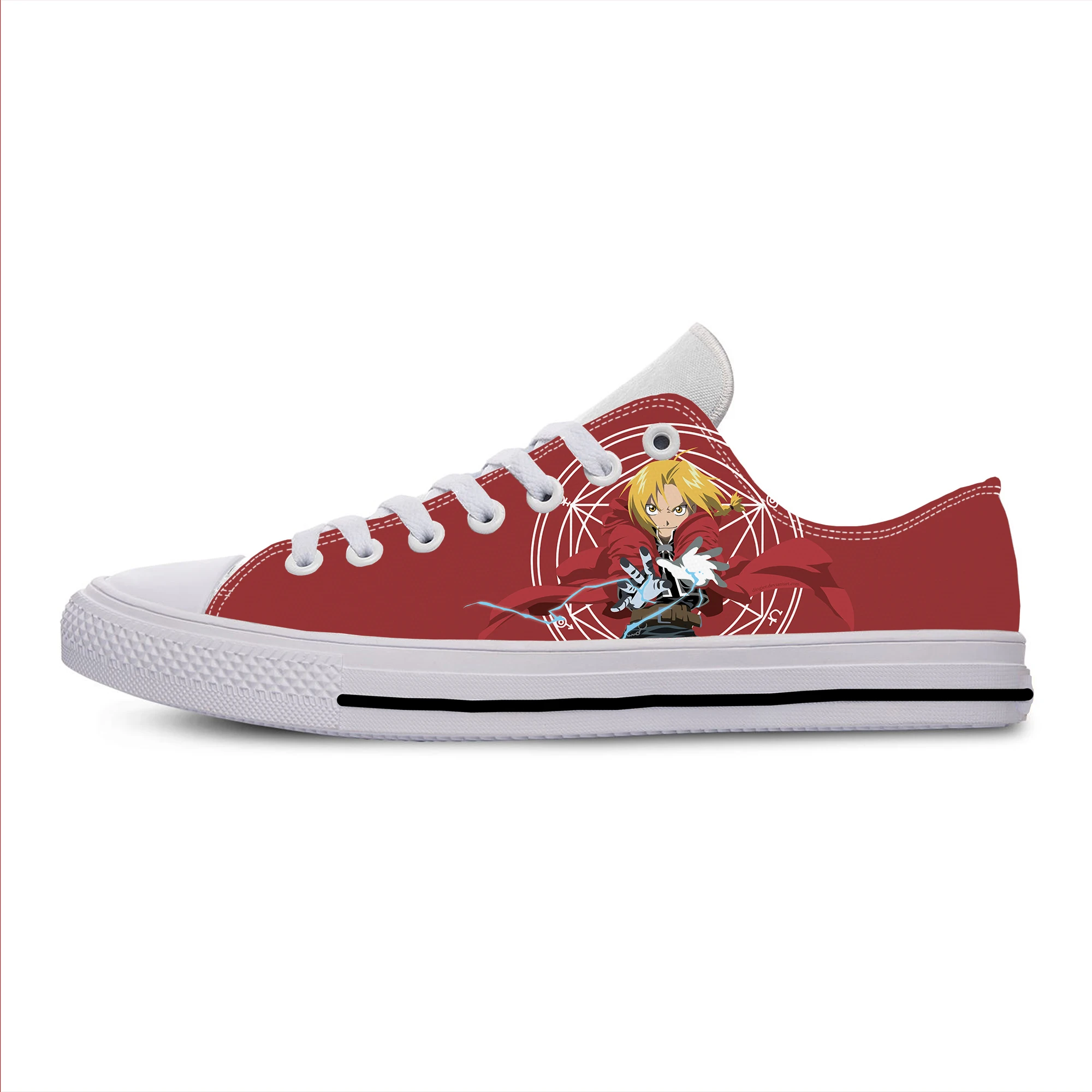 Hot Japanese Anime Manga Cartoon Fullmetal Alchemist Casual Shoes Low Top Breathable Board Shoes Lightweight Men Women Sneakers
Hot Japanese Anime Manga Cartoon Fullmetal Alchemist Casual Shoes Low Top Breathable Board Shoes Lightweight Men Women Sneakers