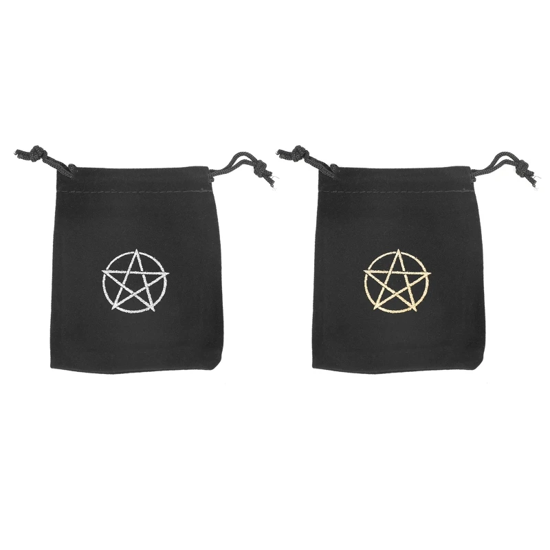 Velvet Pentagram Tarot Oracle Card Storage Bag Small Drawstring Pouch for Candy Jewelry Earring Necklace Ring Package
Velvet Pentagram Tarot Oracle Card Storage Bag Small Drawstring Pouch for Candy Jewelry Earring Necklace Ring Package
