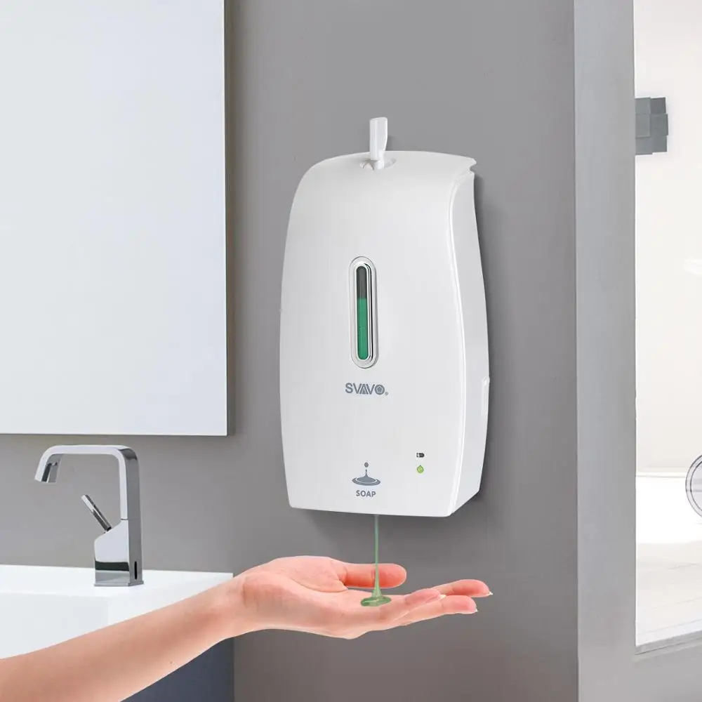 Soap Dispenser Wall Mounted 600ml Automatic Soap Dispenser Touchless Auto Sensor Liquid Soap Pump for Bathroom Kitchen
Soap Dispenser Wall Mounted 600ml Automatic Soap Dispenser Touchless Auto Sensor Liquid Soap Pump for Bathroom Kitchen