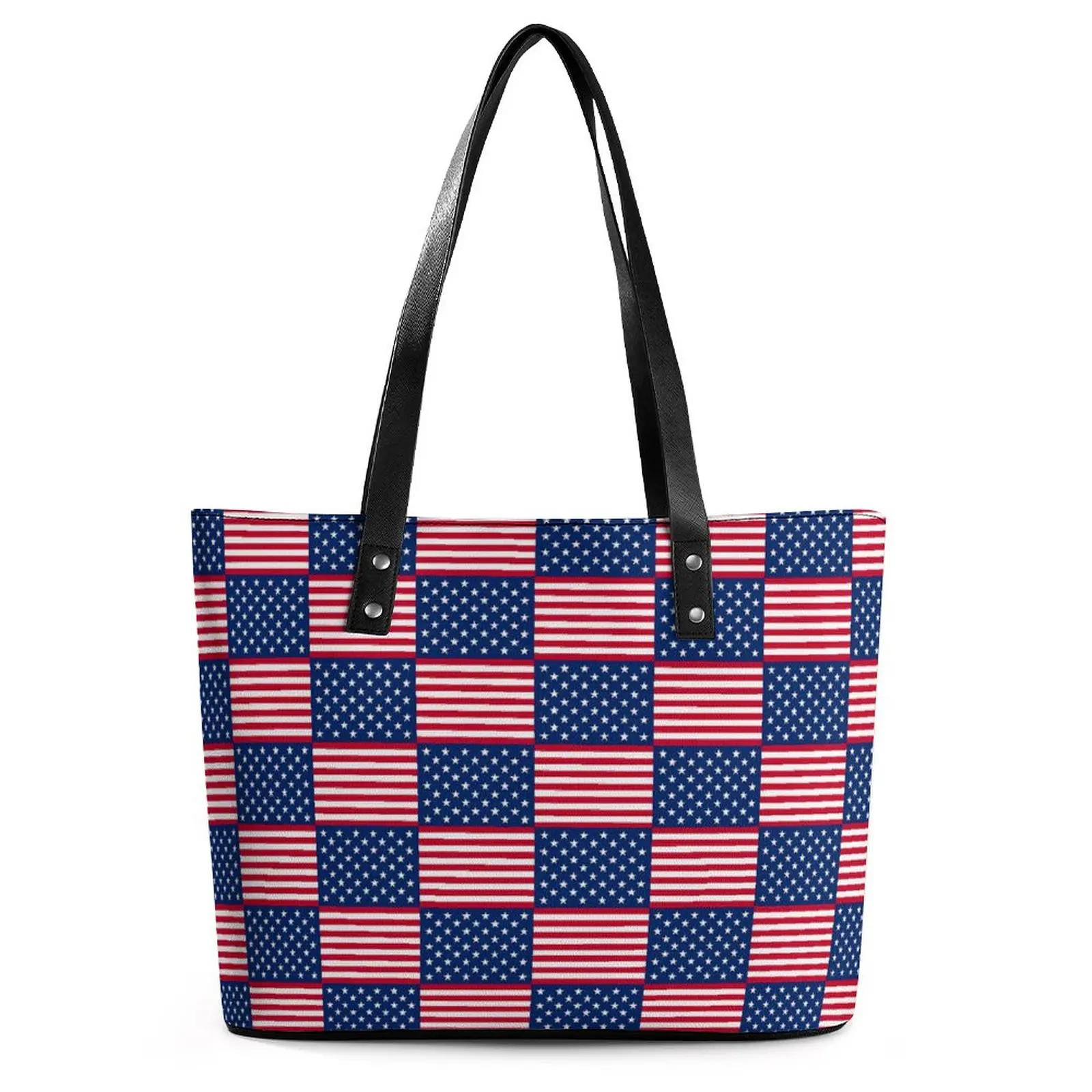 USA Flag Handbags American National Day Top-Handle Tote Bag Vintage PU Leather Shoulder Bag Women Beach Print Shopping Bags
USA Flag Handbags American National Day Top-Handle Tote Bag Vintage PU Leather Shoulder Bag Women Beach Print Shopping Bags