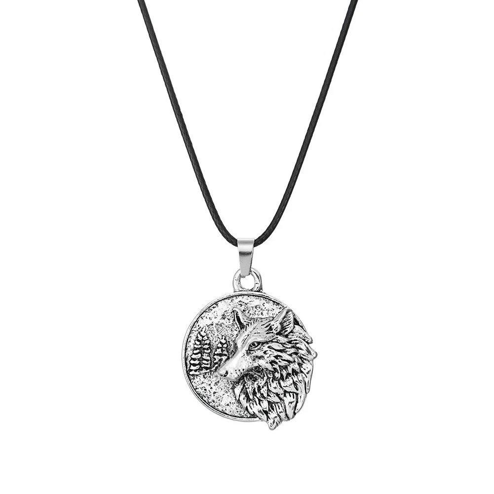 1Pcs Rope Chain Wolf Head Pendant Necklaces Viking Amulet Animal Fashion Men/Women Gifts Jewelry Goth Wholesale Dropshipping
1Pcs Rope Chain Wolf Head Pendant Necklaces Viking Amulet Animal Fashion Men/Women Gifts Jewelry Goth Wholesale Dropshipping