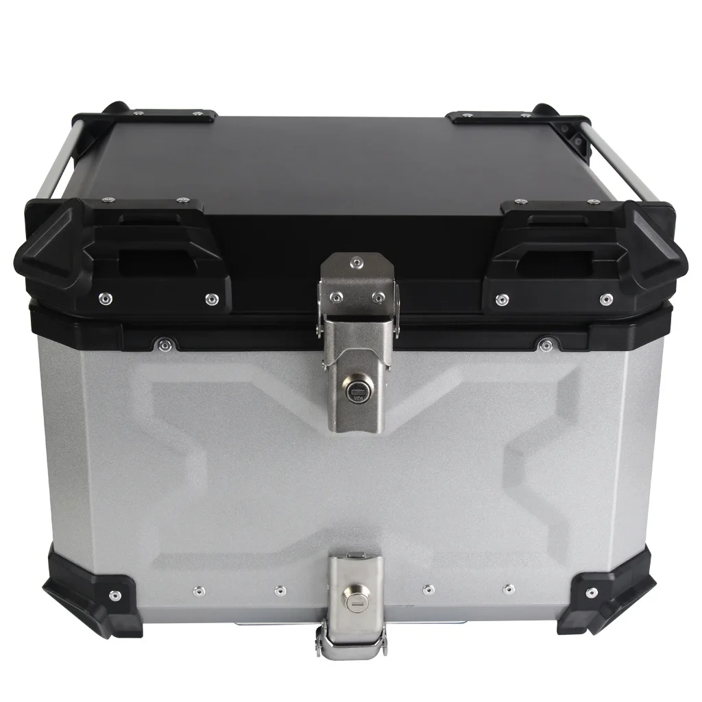 45L 55L otorcycle Universal Aluminum Rear Toolbox Helmet Trunk Storage Top Tool Box for kawasaki suzuki honda yamaha KTM BMW
45L 55L otorcycle Universal Aluminum Rear Toolbox Helmet Trunk Storage Top Tool Box for kawasaki suzuki honda yamaha KTM BMW