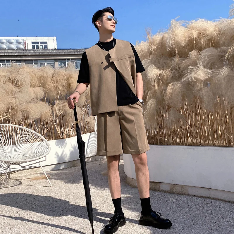 Internet Celebrity Loose All-Match Men's Suit Vest Fried StreetinsPu Shuai Suit Vest Suit Men's British Style Cropped Pants
Internet Celebrity Loose All-Match Men's Suit Vest Fried StreetinsPu Shuai Suit Vest Suit Men's British Style Cropped Pants