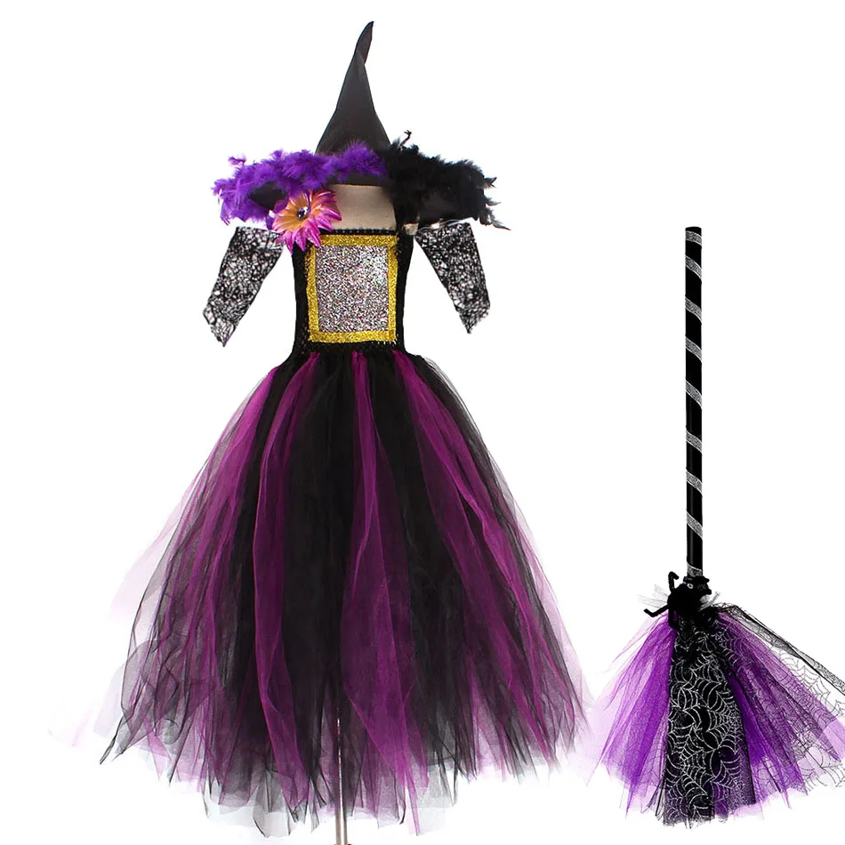 Kids Tutu Dress Children Wicked Witch Costume Children Halloween Pageant Tulle Party Gown Girls Fairytale Black Cosplay Clothes
Kids Tutu Dress Children Wicked Witch Costume Children Halloween Pageant Tulle Party Gown Girls Fairytale Black Cosplay Clothes