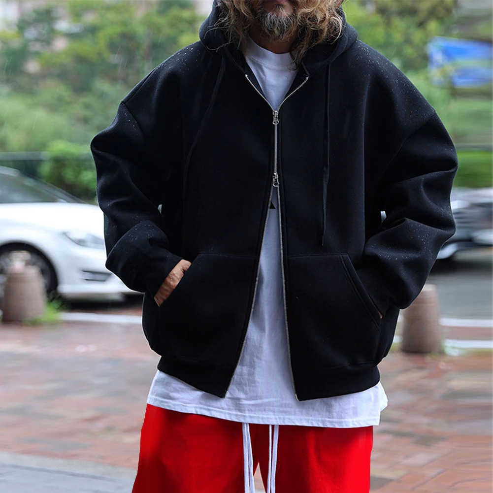 Coats Mens Jacket Soft Sport Spring Sweatshirt Top Warm Winter Casual Zip-up Easy Care Fall Hooded Long Sleeve
Coats Mens Jacket Soft Sport Spring Sweatshirt Top Warm Winter Casual Zip-up Easy Care Fall Hooded Long Sleeve