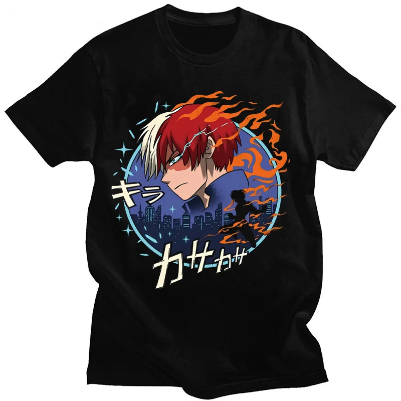 Men Clothing Black White Short Sleeve My Hero Academia T-shirt Japanese Anime Print T Shirt Women's Streetwear Tops Cartoon Tees
Men Clothing Black White Short Sleeve My Hero Academia T-shirt Japanese Anime Print T Shirt Women's Streetwear Tops Cartoon Tees