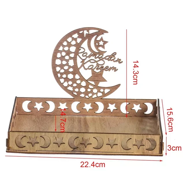 New Wooden Eid Mubarak Food Tray Ramadan Decoration for Home Eid Al Adha Islamic Ramadan Kareem Muslim Party Decor Eid Mubarak G
New Wooden Eid Mubarak Food Tray Ramadan Decoration for Home Eid Al Adha Islamic Ramadan Kareem Muslim Party Decor Eid Mubarak G