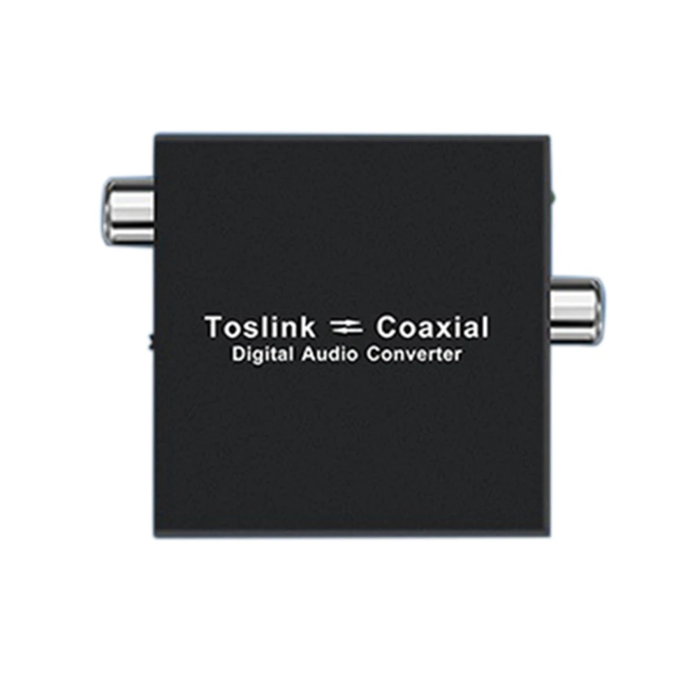 Digital Audio Converter Bi-Directional RCA Digital Coaxial to Optical Toslink Converter Optical SPDIF Toslink to Coaxial
Digital Audio Converter Bi-Directional RCA Digital Coaxial to Optical Toslink Converter Optical SPDIF Toslink to Coaxial
