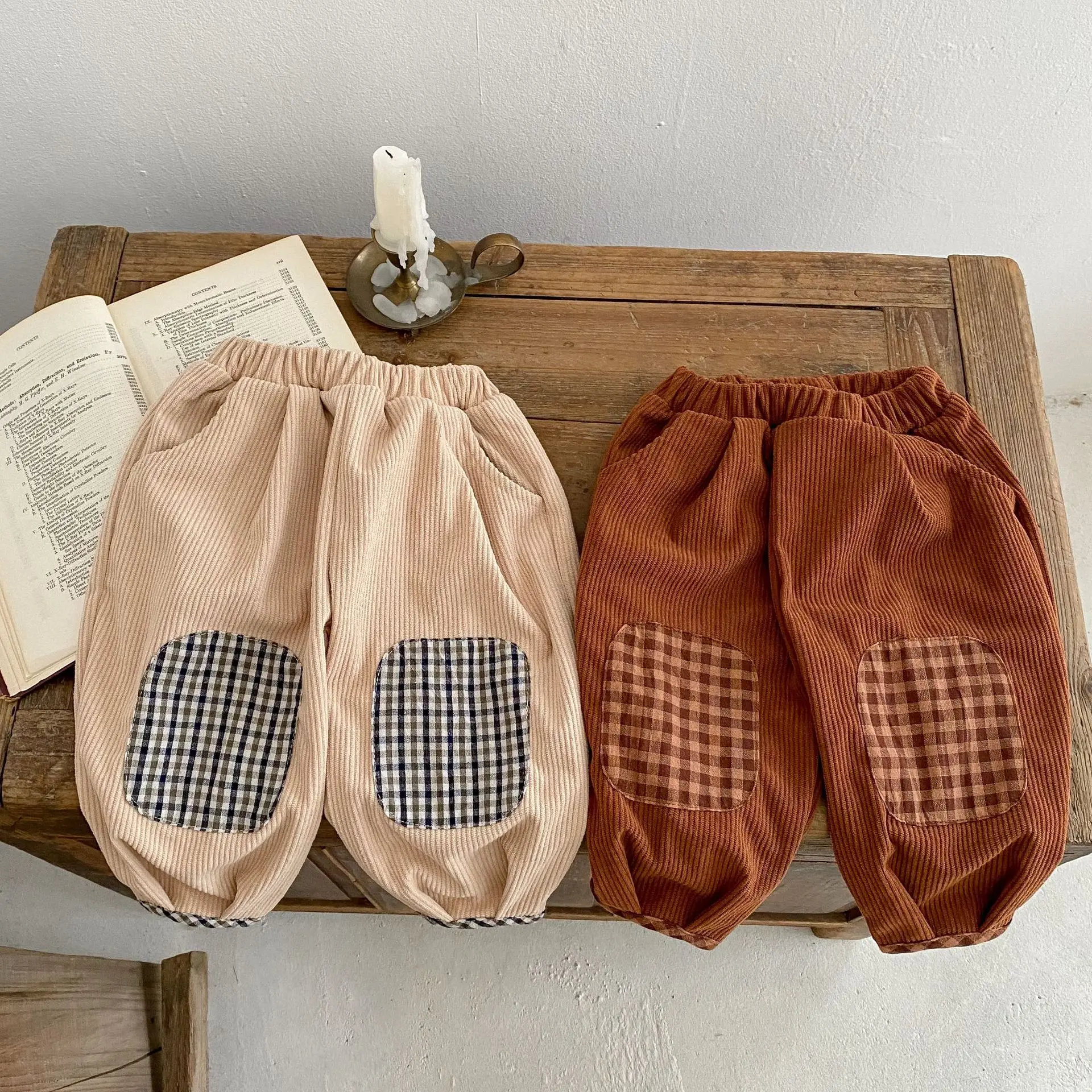 2023 New Spring Baby Plaid Patch Corduroy Trousers Loose Girls Casual Pants Infant Boy Harem Pants Cotton Children Clothes
2023 New Spring Baby Plaid Patch Corduroy Trousers Loose Girls Casual Pants Infant Boy Harem Pants Cotton Children Clothes