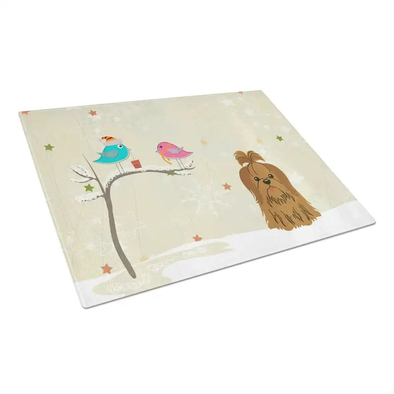 Treasures Christmas Presents between Friends Shih Tzu Chocolate Glass Cutting Board Large
Treasures Christmas Presents between Friends Shih Tzu Chocolate Glass Cutting Board Large
