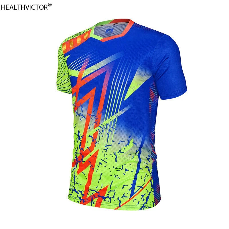 Quick Dry Breathable T-shirt Elasticity Outdoor Sports Badminton O-neck Casual Men Women Short Sleeve Soccer Jersey T Shirt
Quick Dry Breathable T-shirt Elasticity Outdoor Sports Badminton O-neck Casual Men Women Short Sleeve Soccer Jersey T Shirt