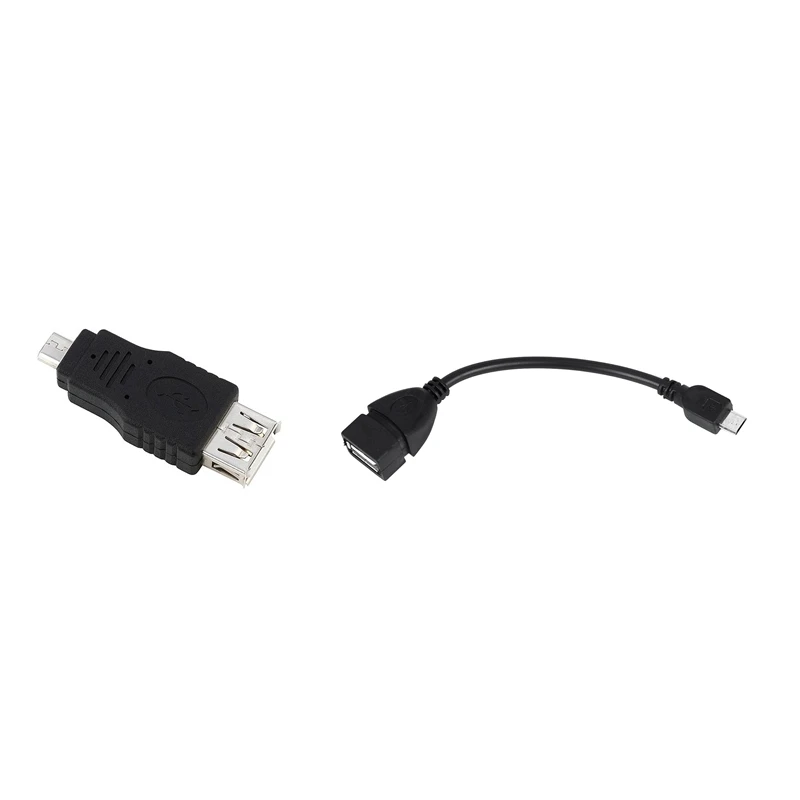 1 шт. адаптер Micro-USB папа-USB A мама и 1 шт. OTG кабель адаптер Micro-USB к 2,0
1 шт. адаптер Micro-USB папа-USB A мама и 1 шт. OTG кабель адаптер Micro-USB к 2,0