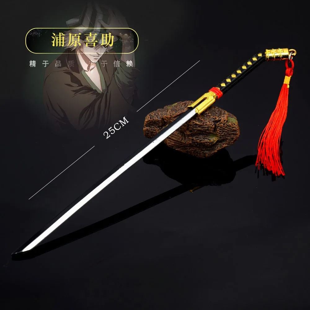 26 см Bleach аниме реплика Zanpakuto Benihime меч металлическое оружие модель Kisuke Urahara 1:6