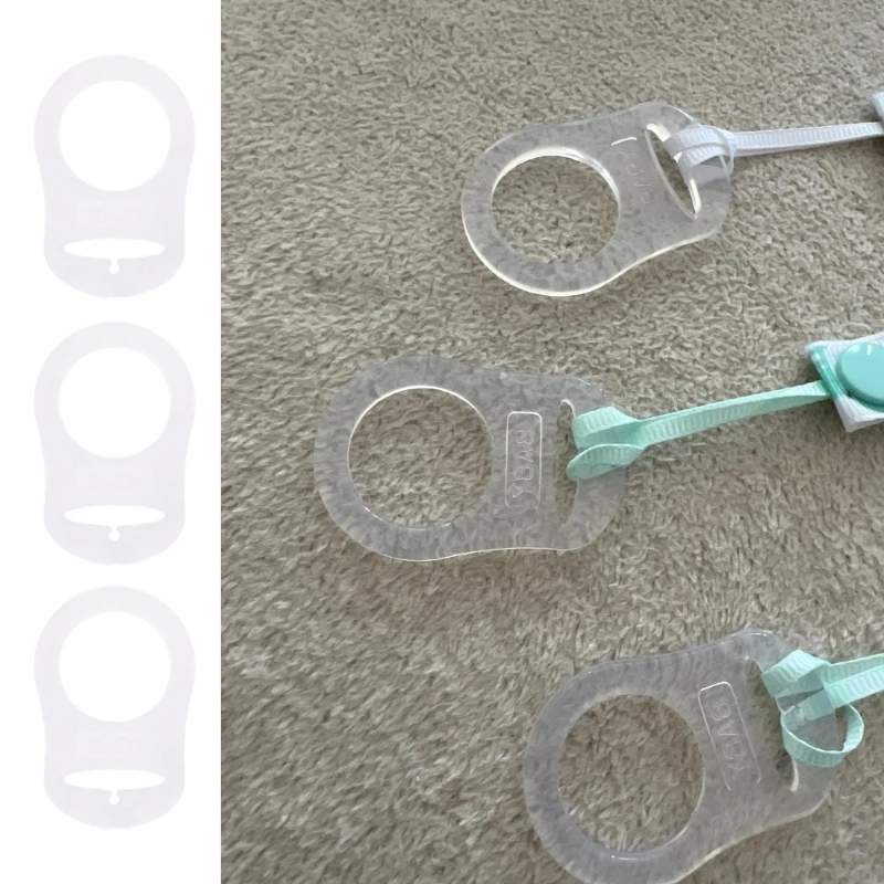 12pcs Clear Silicone Button Ring Pacifier Holder Clip Adapter Clip Adapter Suitable for Baby MAM Soothers
12pcs Clear Silicone Button Ring Pacifier Holder Clip Adapter Clip Adapter Suitable for Baby MAM Soothers