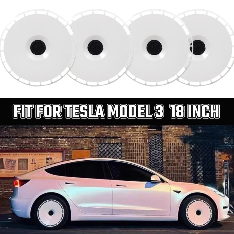 For Tesla Model 3 2018-2022 4PCS HubCap Performance Replacement Wheel Cap 18-Inch Automobile Hubcap Full Rim Cover Accessories
For Tesla Model 3 2018-2022 4PCS HubCap Performance Replacement Wheel Cap 18-Inch Automobile Hubcap Full Rim Cover Accessories