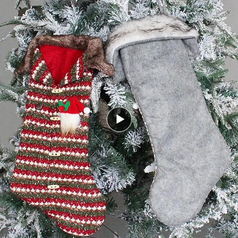 Christmas Ornaments Lattice Christmas Stocking Toys Candy Bag Christmas Tree Pendant Holiday Gift Bag Xmas Decoration Props
Christmas Ornaments Lattice Christmas Stocking Toys Candy Bag Christmas Tree Pendant Holiday Gift Bag Xmas Decoration Props