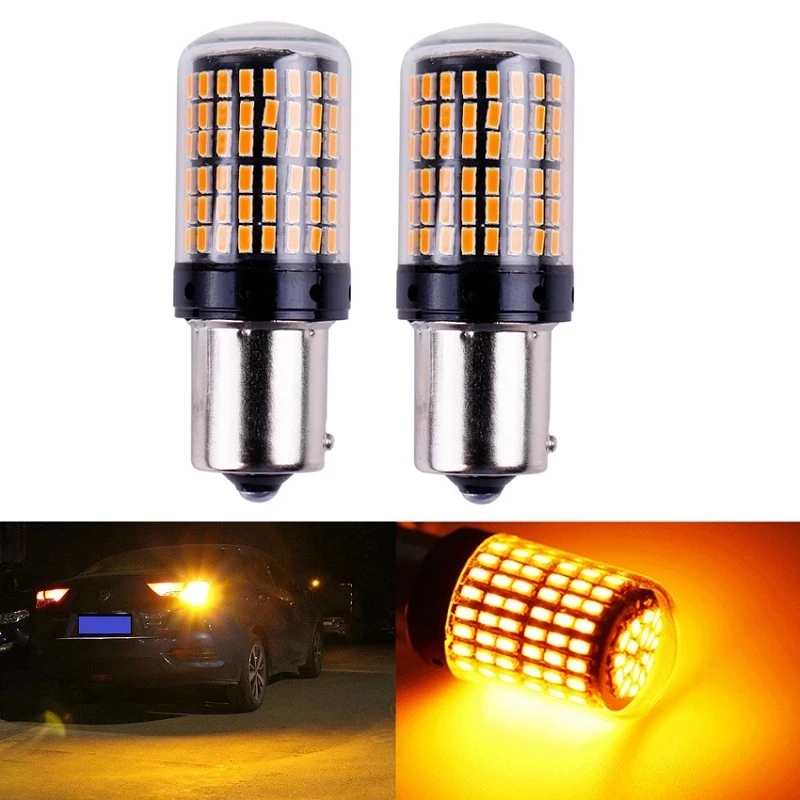 Светодиодные лампы CanBus 1156 BA15S P21W BAU15S PY21W P21/5W 1157 BAY15D 3014 144smd, 2 шт.
Светодиодные лампы CanBus 1156 BA15S P21W BAU15S PY21W P21/5W 1157 BAY15D 3014 144smd, 2 шт.