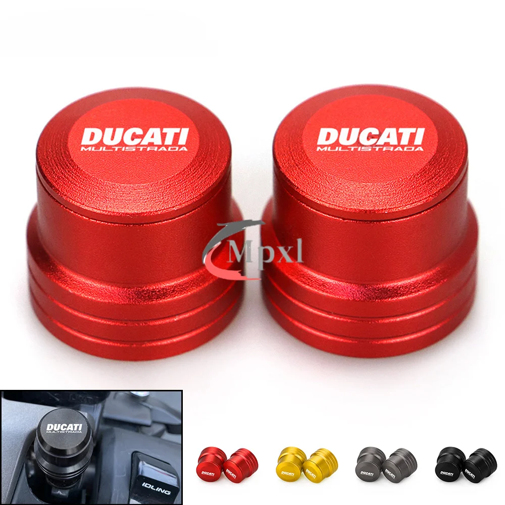 For Ducati MTS1100 1100S 1200 1200S Multistrada Motorcycle Rearview Mirror Screw Cap Bolt Cover Plug CNC Aluminum Accessories
For Ducati MTS1100 1100S 1200 1200S Multistrada Motorcycle Rearview Mirror Screw Cap Bolt Cover Plug CNC Aluminum Accessories