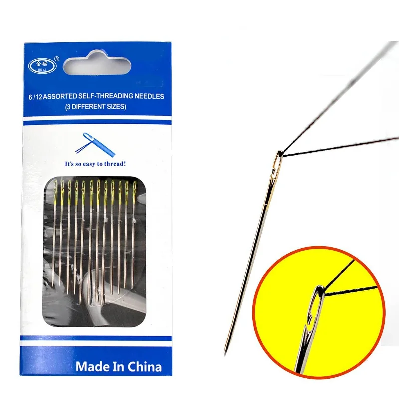 12 шт., беспроводная игла для шитья, нержавеющая сталь
12 шт., беспроводная игла для шитья, нержавеющая сталь