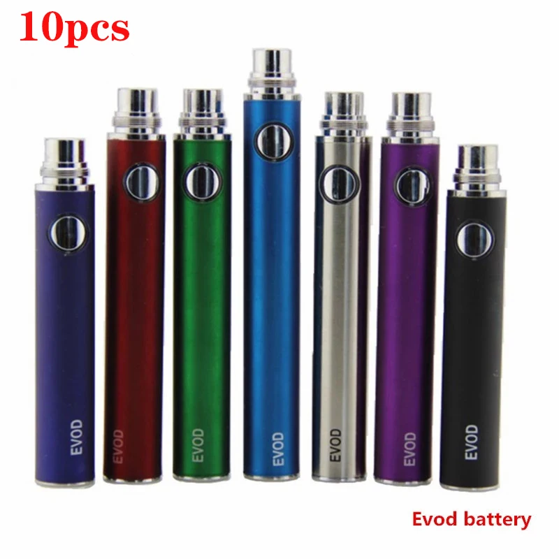 

10pcs E cigarette Evod 650/900/1100mah Batterry 510 thread fit ce5 Atomizer M14 Ce4 Clearomizer ego Vape Battery