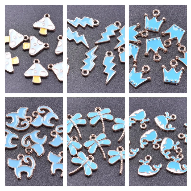 40 Pcs Alloy Oil Drops Animal Pendants Blue Cute Charms For Jewelry Making Supplies Necklace Bracelet Earrings Accessories DIY
40 Pcs Alloy Oil Drops Animal Pendants Blue Cute Charms For Jewelry Making Supplies Necklace Bracelet Earrings Accessories DIY