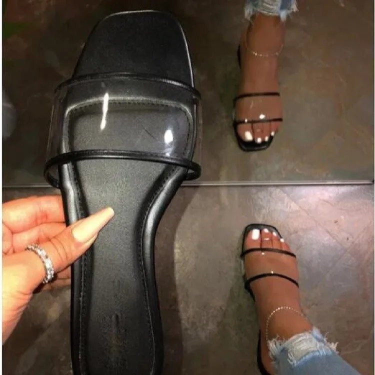 Slip-On PVC Sandals Women Outdoor Black White Beach Sandals Spring Summer New Ladies Bright Zapatillas MujerGladiator
Slip-On PVC Sandals Women Outdoor Black White Beach Sandals Spring Summer New Ladies Bright Zapatillas MujerGladiator