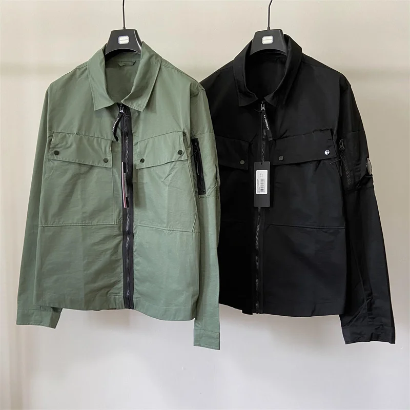 High quality spring Cp Male Cargo Shirt Jacket Canvas Cotton Light Casual Work Style Shirts Mens Top Clothing
High quality spring Cp Male Cargo Shirt Jacket Canvas Cotton Light Casual Work Style Shirts Mens Top Clothing