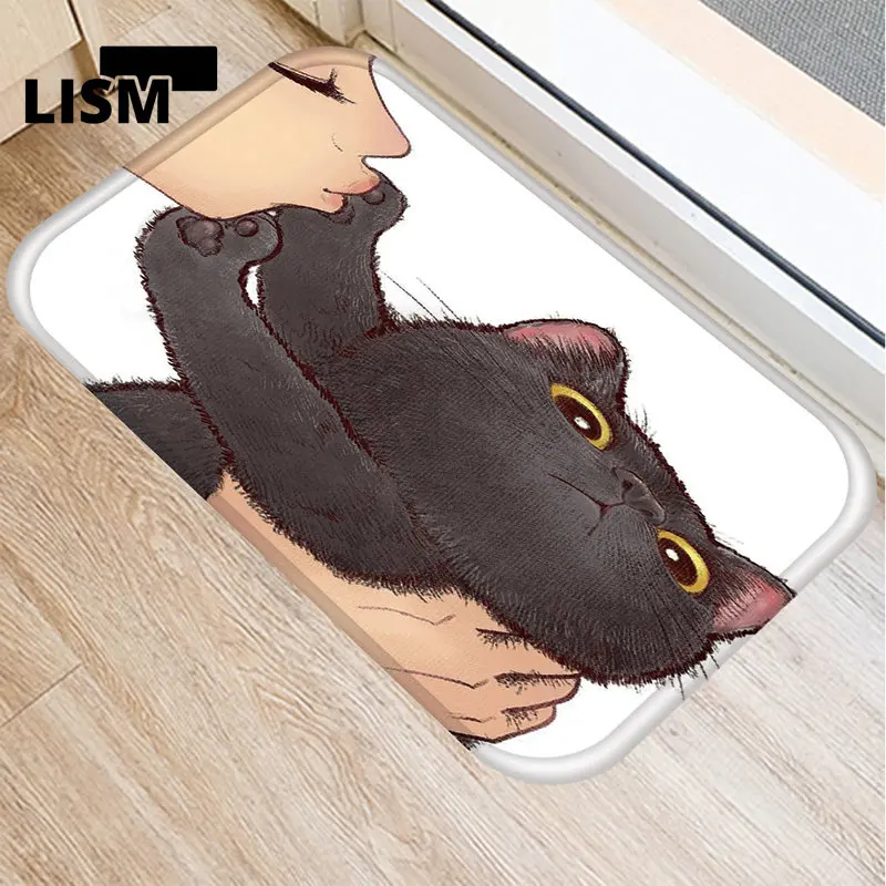 Kiss Cute Cat Kitchen Carpet for Living Room Small Rugs Bedroom Animals Entrance Doormat Rectangle Kawaii Mats Anti-slip Hallway
Kiss Cute Cat Kitchen Carpet for Living Room Small Rugs Bedroom Animals Entrance Doormat Rectangle Kawaii Mats Anti-slip Hallway