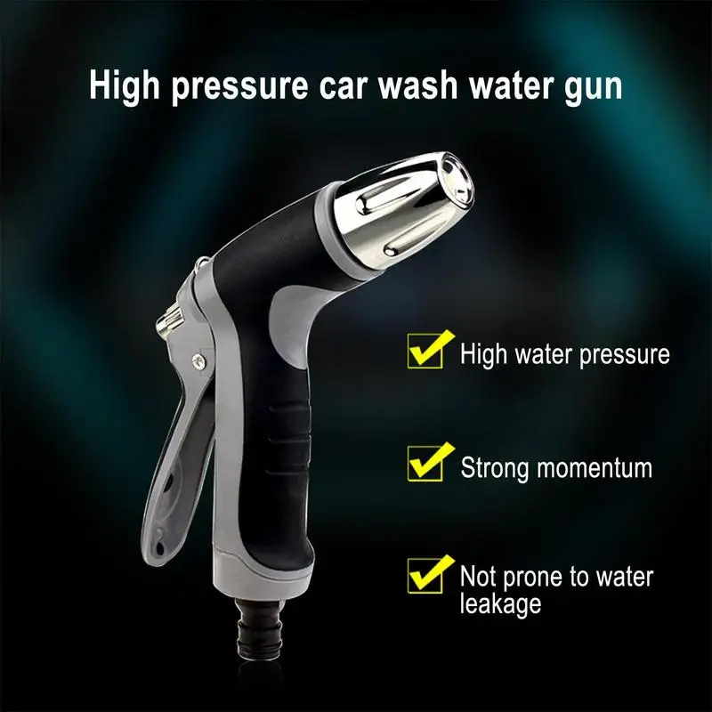 Portable High Pressure Car Wash Hose Nozzle Water Spray Multifunctional Adjustable For Home Garden Car Cleaning Accessories
Portable High Pressure Car Wash Hose Nozzle Water Spray Multifunctional Adjustable For Home Garden Car Cleaning Accessories