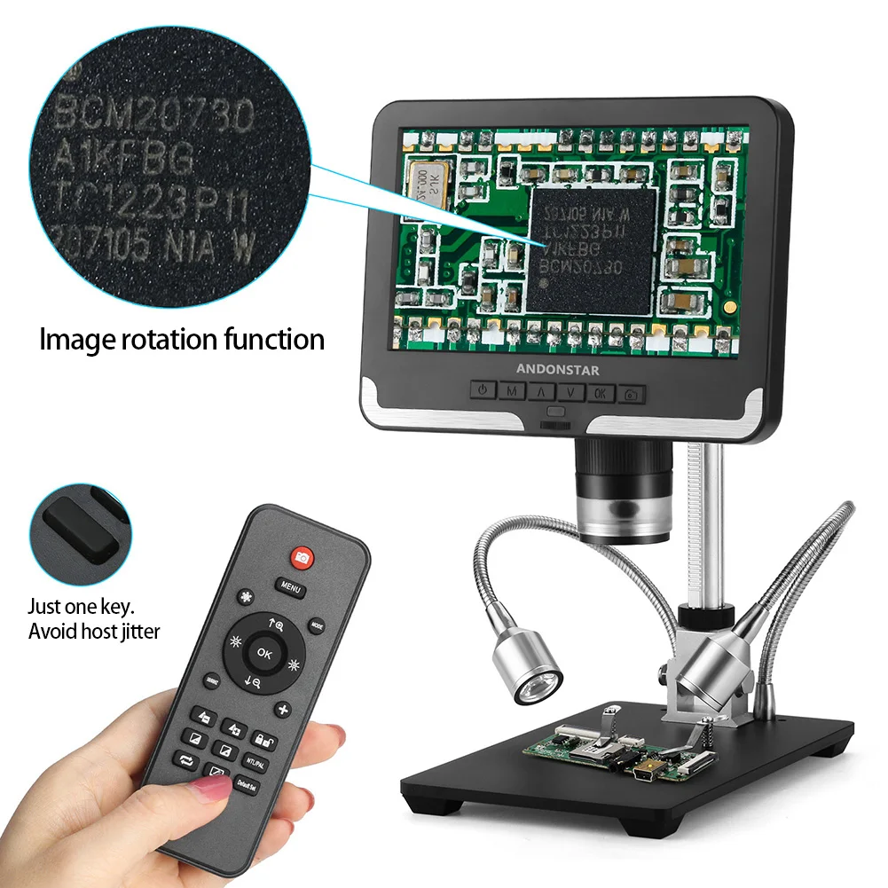 Andonstar Hot Microscope AD206 7Inch LCD Display For Soldering Digital Microscope 1080P Scope Soldering Tool
Andonstar Hot Microscope AD206 7Inch LCD Display For Soldering Digital Microscope 1080P Scope Soldering Tool