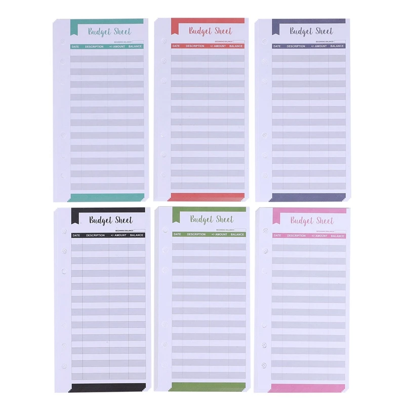 Expense Tracker Budget Sheets With Hole 24Pcs Loose Leaf Cash Money Envelop For A6 Binder Wallet Pockets Planner
Expense Tracker Budget Sheets With Hole 24Pcs Loose Leaf Cash Money Envelop For A6 Binder Wallet Pockets Planner