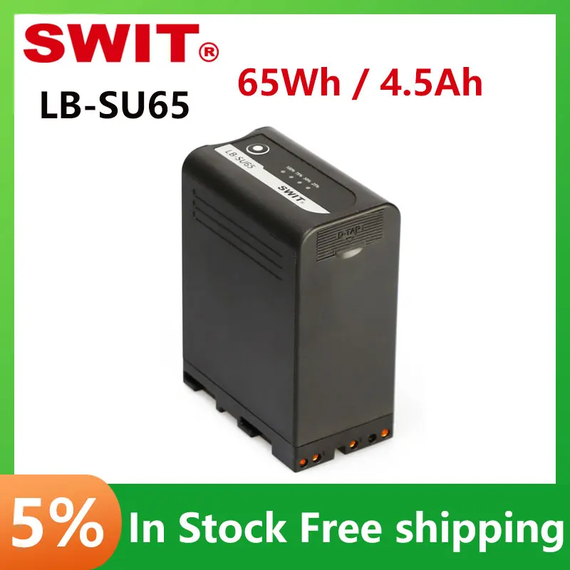 

SWIT LB-SU65 65Wh / 4.5Ah SONY BP-U Camcorder Battery Pack Compatible with SONY Camcorder PXW-FX9 FS7 FS5 PXW-Z280 Z190 X280