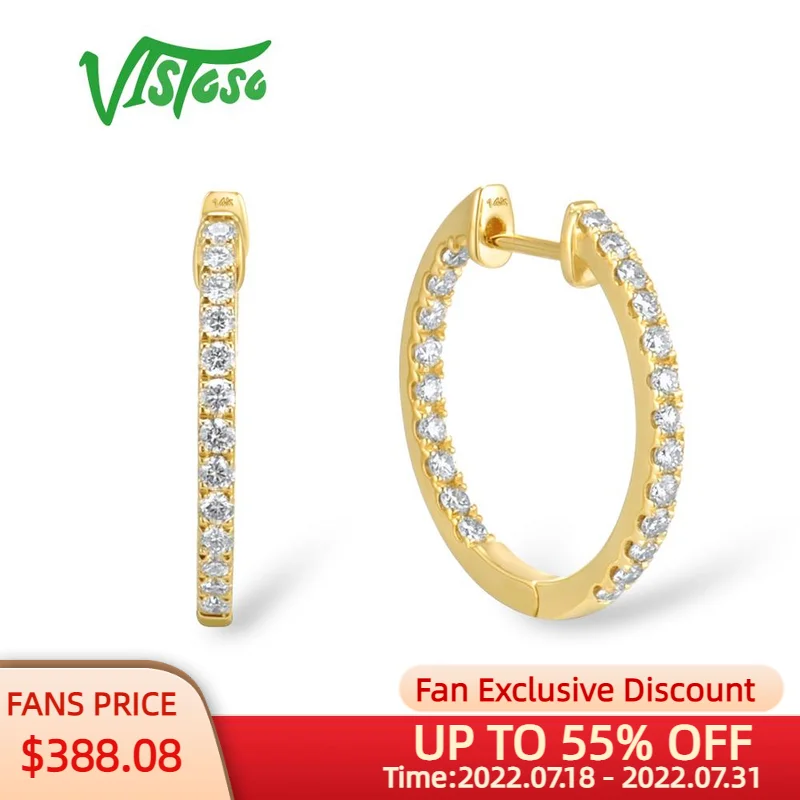 Женские серьги с бриллиантами VISTOSO, желтое золото 14 к, 585 пробы, гламурные и элегантные ювелирные украшения для свадьбы и помолвки
Женские серьги с бриллиантами VISTOSO, желтое золото 14 к, 585 пробы, гламурные и элегантные ювелирные украшения для свадьбы и помолвки