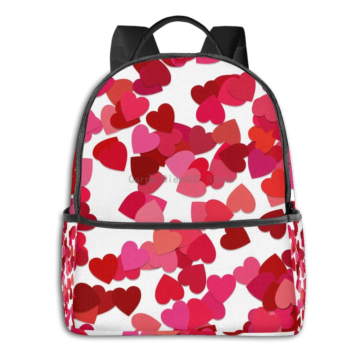 Heart Texture Multifunctional Black Edge Backpack Suitable For School Outdoor Notebook Bag
Heart Texture Multifunctional Black Edge Backpack Suitable For School Outdoor Notebook Bag