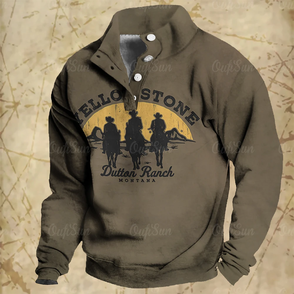 Vintage Graphic Print Patchwork Sweatshirt Mens Hoodie Casual Loose Long Sleeve Sweatshirts Fall Fashion Button Stand Collar Top
Vintage Graphic Print Patchwork Sweatshirt Mens Hoodie Casual Loose Long Sleeve Sweatshirts Fall Fashion Button Stand Collar Top