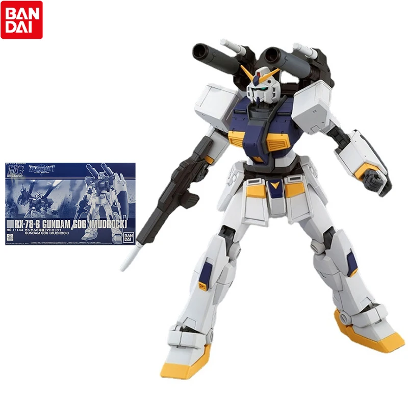 Bandai Gundam Model Kit Anime Figure PB Limited HG 1/144 RX-78-6 G06 Mudrock Genuine Gunpla Action Toy Figure Toys for Children
Bandai Gundam Model Kit Anime Figure PB Limited HG 1/144 RX-78-6 G06 Mudrock Genuine Gunpla Action Toy Figure Toys for Children