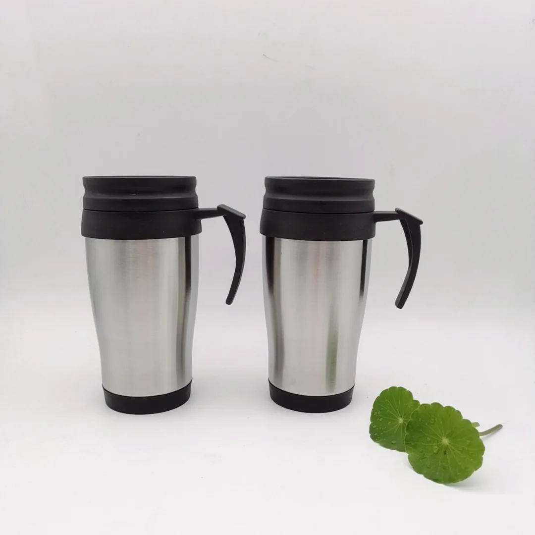 Double Layer Stainless Inner Plastic Outer Gift 450ml Car Carrying Water With Handle
Double Layer Stainless Inner Plastic Outer Gift 450ml Car Carrying Water With Handle