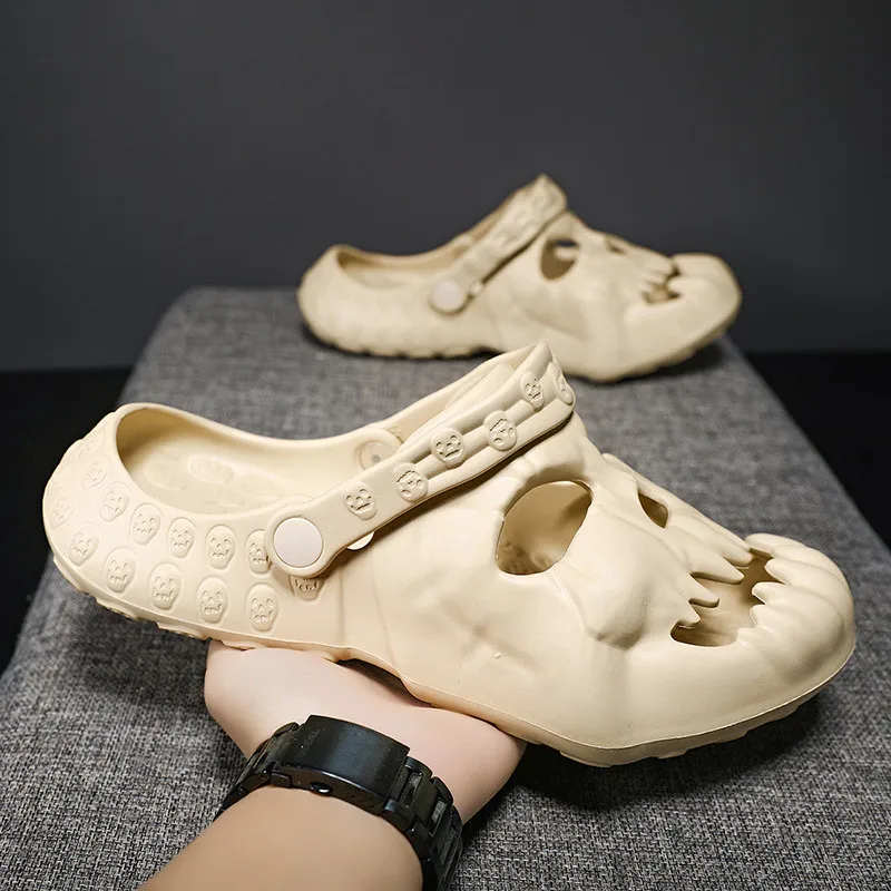 Personalized Warrior Skull Men Slippers 2023 Summer Outdoor Fun Sandals Thick Bottom Of Beach Non-Slip Casual Women Sandals
Personalized Warrior Skull Men Slippers 2023 Summer Outdoor Fun Sandals Thick Bottom Of Beach Non-Slip Casual Women Sandals