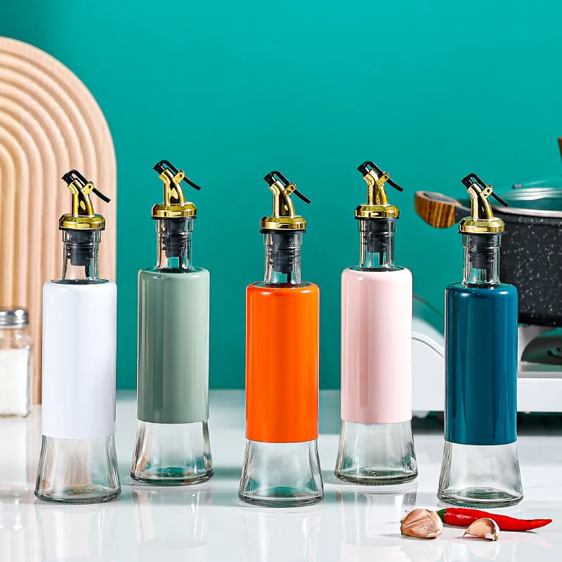 Glass Oil Bottle Kitchen Oil Tank Pot Seasoning Bottle Soy Sauce Vinegar Small Control Oil Pot Not Hanging Oil Oil Container
Glass Oil Bottle Kitchen Oil Tank Pot Seasoning Bottle Soy Sauce Vinegar Small Control Oil Pot Not Hanging Oil Oil Container