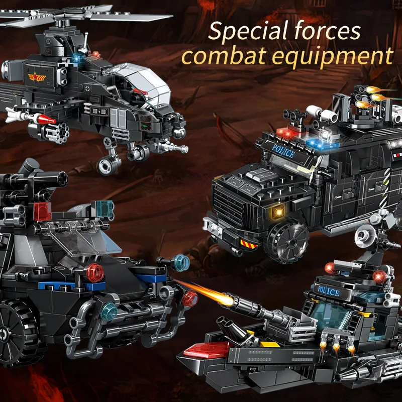 Конструктор MOC детский, совместимый с военными силами, развивающая игрушка «сделай сам»
Конструктор MOC детский, совместимый с военными силами, развивающая игрушка «сделай сам»