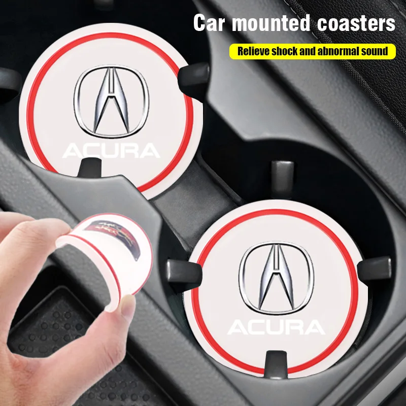Car Coasters PVC Transparent Anti Slip Cup Mats for Acura TLX MDX RDX CDX ZDX RLX TSX TL Vigor Integra RSX TLX-L NSX Accessories
Car Coasters PVC Transparent Anti Slip Cup Mats for Acura TLX MDX RDX CDX ZDX RLX TSX TL Vigor Integra RSX TLX-L NSX Accessories