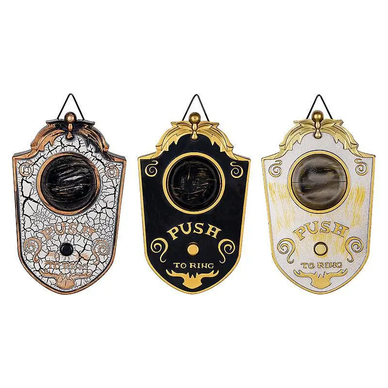 Halloween Sound One-eyed Doorbell Decorated With Glowing Eyes Scary Doorbell Secret Room Haunted House Trick Props
Halloween Sound One-eyed Doorbell Decorated With Glowing Eyes Scary Doorbell Secret Room Haunted House Trick Props