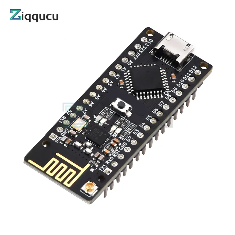 Nano V3.0 RF Nano compatible Arduino Nano V3.0 integrated NRF24L01 wireless CH340/CC2540 Bluetooth development board
Nano V3.0 RF Nano compatible Arduino Nano V3.0 integrated NRF24L01 wireless CH340/CC2540 Bluetooth development board