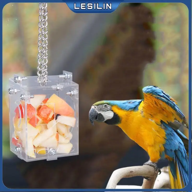 Parrot Creative Foraging Toy Feeder Bird Intelligence Training Cage Acrylic Box
Parrot Creative Foraging Toy Feeder Bird Intelligence Training Cage Acrylic Box